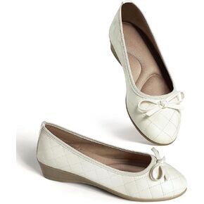 ZOVE Dress Shoes for Women Casual Comfortable Dress Flats Ballet Low Wedge Work Shoes