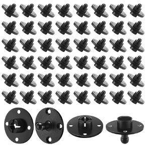 Moxweyeni 50 PCS السحابات Beauclip للألواح التي تصاعد مقاطع السحابات على القوارب ، RVS ، لوحات الجدران ومقاطع تنجيد الوصول ، سعة الوزن 15 رطل
