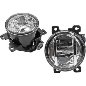Pair of Led Fog Lights Compatible with Honda Pilot Passport 2017 2018 2019 2020 2021 Replace 33900-TEY-Y01 33950-TEY-Y01 Left + Right, black