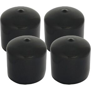 1.98" Bearing Cover Rubber Caps for Trailer Wheel Hub Dust Covers Replacement Bearing Protector Cap (4 Pack)
