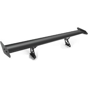 Areyourshop 135cm/53inch Universal Hatch Adjustable Aluminum GT Rear Trunk Racing Spoiler Wing, Black, 53 Inch Hatchback/Sedan Rear Spoiler Wing