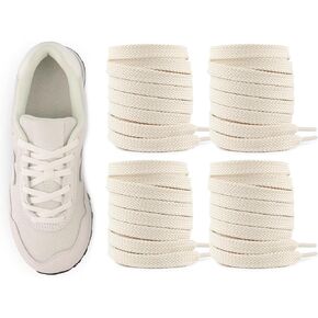 UamGlsob 2 Pairs Flat Shoelaces for New Balance Sneakers, 5/16"(8mm) Athletic Classic Shoe Laces Replacement Strings