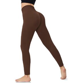 we fleece High Waisted Leggings for Women - Full Length Buttery Soft Yoga Pants for Women Workout Tights in Saudi Arabia