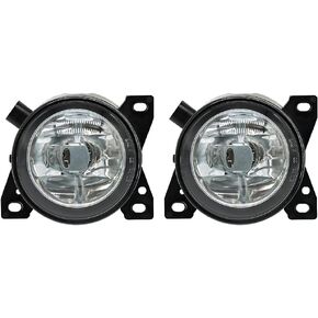 Fog lights Assembly with Halogen Bulbs Fit for Peterbilt 579 587，Kenworth T660，Pair Fog Lamp Left Driver and Right Passenger Side