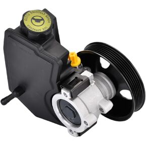 20-38771 52087871 Power Steering Pump with Pulley Compatible with Jeep Cherokee 4.0L1996-2001,TJ 4.0L1997-2003,Wrangler 4.0L1997-2003,Replace 52087871AB 86-00274 AD55-7140 55-7141