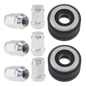 Universal Wheel Stud Installer Tool with M12 x 1.25 M12 x 1.5 M14 x 1.25mm Nut（6Pcs）,Tire Removal Tool Fits Most Car Wheel Studs