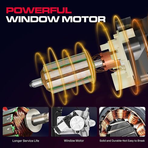 Front Driver Side Power Window Regulator with Motor (2 Pins) Fit for 2012-2015 Chevy Cruze, 2016 Chevrolet Cruze Limited, Without Auto Up and Down, 751-739 in Kuwait