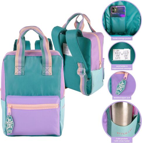 Fashion Angels Style.Lab Backpack for Kids, Mini Travel Bookbag with Cute & Stylish Retro Design, Ideal for Girls & Boys in School in Kuwait