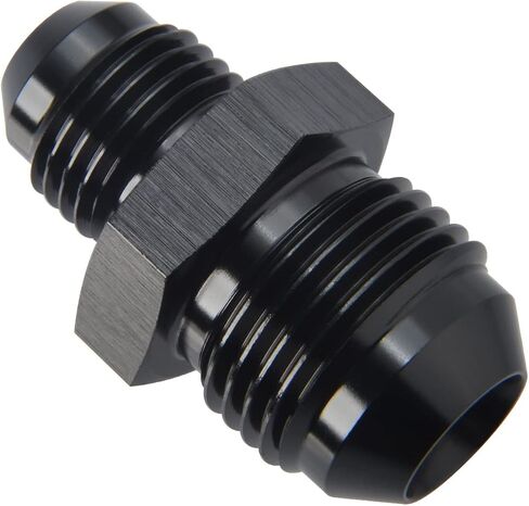 8AN to 6AN Male Flare Reducer Union Adapter Fitting Aluminum Black in Saudi Arabia