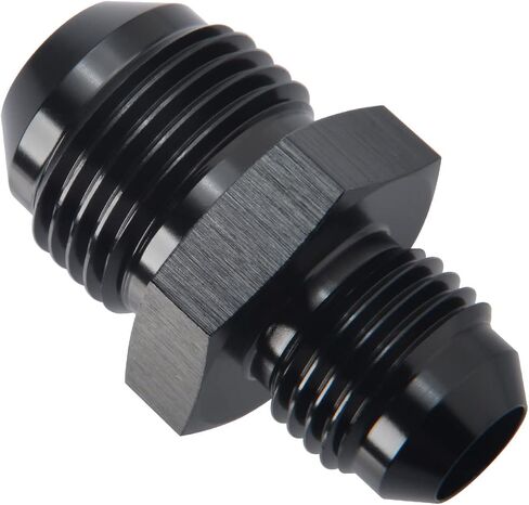 8AN to 6AN Male Flare Reducer Union Adapter Fitting Aluminum Black in Saudi Arabia