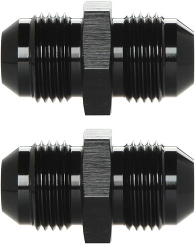 8AN to 6AN Male Flare Reducer Union Adapter Fitting Aluminum Black in Saudi Arabia