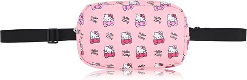 Sanrio Hello Kitty Crossbody Bags for Women | Travel Essentials for Women Fanny Pack Belt Bag with Buckle | Lightweight Travel Accessories Cross Body Bag in Saudi Arabia