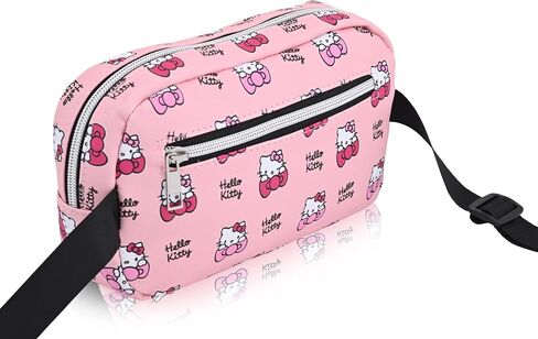 Sanrio Hello Kitty Crossbody Bags for Women | Travel Essentials for Women Fanny Pack Belt Bag with Buckle | Lightweight Travel Accessories Cross Body Bag in Saudi Arabia