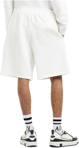 Armani Exchange Men's Allover Logo Fleece Short in Saudi Arabia