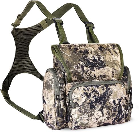 Binocular Harness Chest Pack with Rangefinder Pouch: Hunting Chest Pack Front Pouch Bino Adjustable Vest Bags, Bino Harness Great for Hunting, Hiking, and Shooting in Saudi Arabia