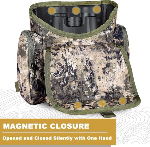 Binocular Harness Chest Pack with Rangefinder Pouch: Hunting Chest Pack Front Pouch Bino Adjustable Vest Bags, Bino Harness Great for Hunting, Hiking, and Shooting in Saudi Arabia