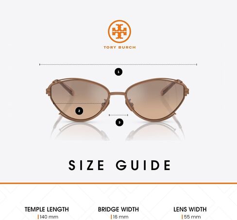 Tory Burch TY6103 Oval Sunglasses for Women + BUNDLE With Designer iWear Complimentary Eyewear Kit in Saudi Arabia