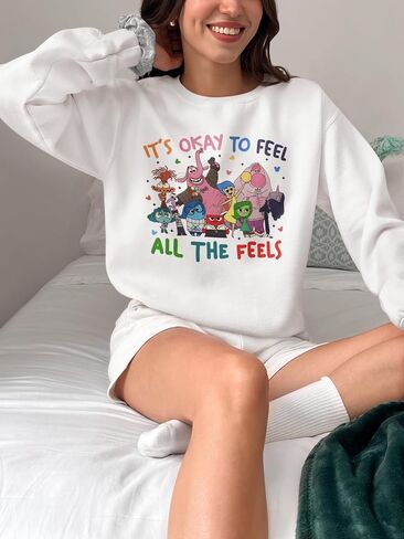 Motivational Graphic Sweatshirt for Men, Women, Unisex - 50% Cotton - Standard Fit Cozy Pullover in Saudi Arabia
