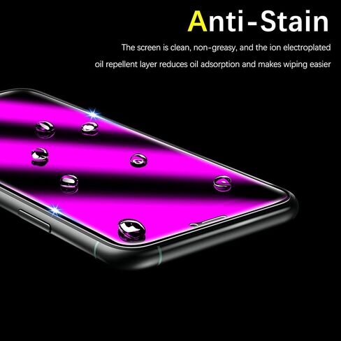 MAYtobe [2 Pack] Screen Protector for iPhone 11 and iPhone XR Tempered Glass, Anti-Scratch, Bubble Free, Easy to Install, Case Friendly in Saudi Arabia