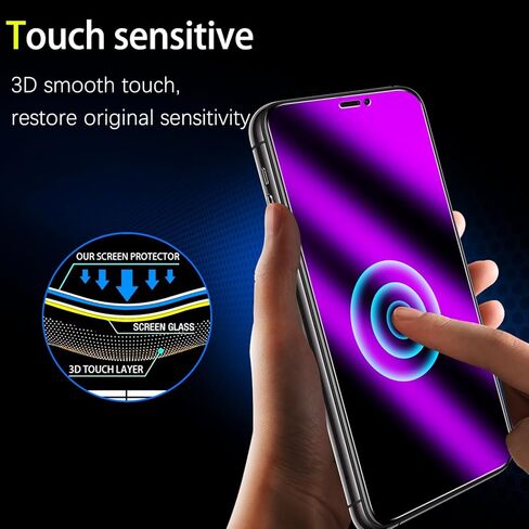 MAYtobe [2 Pack] Screen Protector for iPhone 11 and iPhone XR Tempered Glass, Anti-Scratch, Bubble Free, Easy to Install, Case Friendly in Saudi Arabia