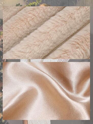 Aukmla Women Wedding Faux Fur Shawls and Wraps Bridal Fur Stoles Scarfs with Rhinestones Brooch for Bride and Bridesmaids in Saudi Arabia