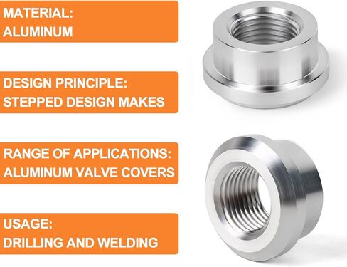 Gasher 2pcs لحام الألومنيوم على بونج 1/4 "NPT تجهيزات خزان الوقود القابلة لحام أنثى in Saudi Arabia