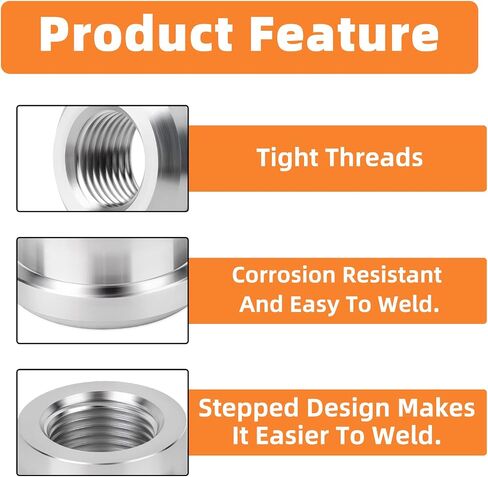 Gasher 2pcs لحام الألومنيوم على بونج 1/4 "NPT تجهيزات خزان الوقود القابلة لحام أنثى in Saudi Arabia