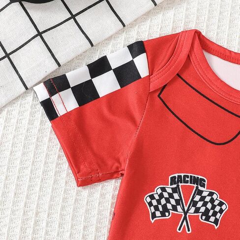 Baby Boy 1st Birthday Outfit One Year Old Birthday Clothes First Birthday Race Car Driver Bosysuit in Saudi Arabia