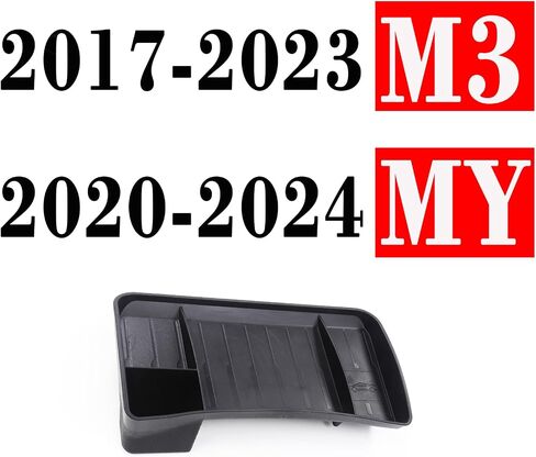 YHCDSEA لعام 2017-2023 Tesla Model 3 و 2020-2024 Tesla Model Y Center Console Organizer Behind Screens Storage Box Dashboard Hidden Trans Exclseories (2017-2023 M3/2020-2024 MY) in Kuwait
