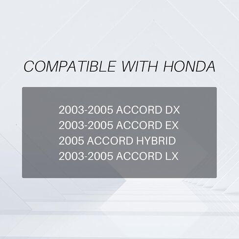 CarPartsDepot Front Grille Grill Chrome Without Emblem Compatible With Honda 2003-2005 ACCORD 4-DOOR SEDAN HO1200158 in Saudi Arabia