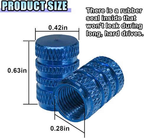 4PCS Car Tire Valve Stem Caps - Aluminum Alloy Valve Cap Car Air Cover - Dust Proof & Corrosion Resistant Tire Valve Cover - Universal Stem Covers for Cars, Trucks, Bikes, Motorcycles (Silver) in Saudi Arabia
