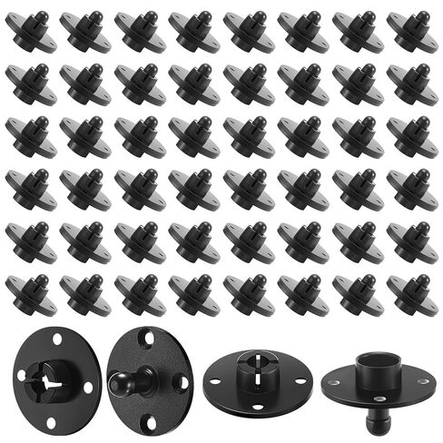 Moxweyeni 50 PCS السحابات Beauclip للألواح التي تصاعد مقاطع السحابات على القوارب ، RVS ، لوحات الجدران ومقاطع تنجيد الوصول ، سعة الوزن 15 رطل in Kuwait