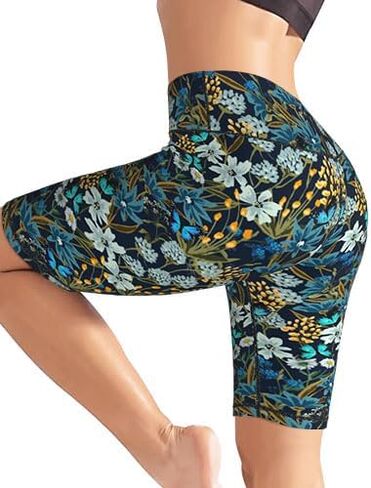Novelty Cute Women's Tummy Control Biker Shorts High Waisted Athletic Workout Running Shorts in Kuwait