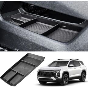EDBETOS 25+ Equinox Lower Center Console Organizer Tray Compatible with 2025 Chevy Equinox Interior Accessories Floor Center Console Organizer Under Console Insert Tray Storage Box, NOT for EV Models!
