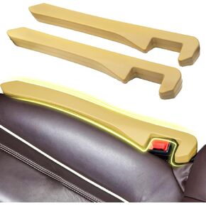 Car Seat Gap Filler 2 Pack, Universal Car Seat Gap Plug Filler 2 in 1, Fill The Gap Between Seat and Console, Seat Gap Filler Crevice Blocker Stop Thing from Dropping for Car SUV Truck Black