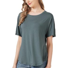 Netdraw Women's Ultra Soft Bamboo Viscose Dolman Top Loos