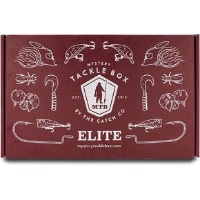 Catch Co Mystery Tackle Box Elite Inshore Saltwater Fishing Kit | Redfish | Striped Bass| Snook | Speckled Trout | Flounder