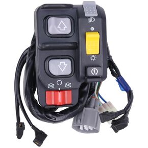Start Stop Kill Shift Switch Switch متوافق مع Honda Recon 250 TRX250TE ES 2007-2020 ATV Electric Handlebar 35140-HM8-B73 35140-HM8-B72
