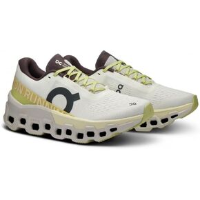 On Women's Cloudmonster 2 Running Shoes, Undyed/Zest, 6.5 US
