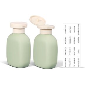 3.4oz Travel Bottle with Flip Cap, Leak Proof Squeeze Bottles, Refillable Plastic Travel Containers for Creams, Lotion, Foundation, Shampoo, Conditioner in Kuwait
