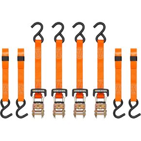 أحزمة SmartStraps Ratchet - 10 أقدام أو مسببة مسطحة HDUTY 2PK 3000 رطل