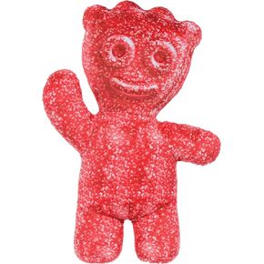 iscream Sour Patch Kids Embossed 16.75" x 12" Candy Character Shaped Pillow, Blue