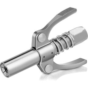 Grease Gun couplers for Mechanical Maintenance High-Pressure, Leak-Proof Working pressures up to 10000PSI Twin-Shank, Locking clamp nozzles for use in a Wide Range of Applications.