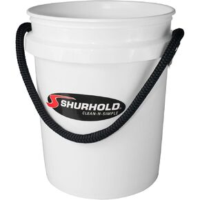 Shurhold World's Best Rope Handle Bucket - 3.5 Gallon - Black