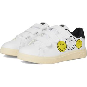 adidas Unisex-Child Smiley World Advantage Sportswear Shoes (Little Kid) Sneaker