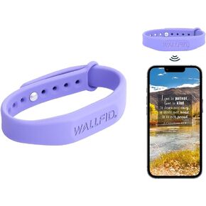 WALLFID Adjustable Size Daily Bible Verse Bracelet, Silicone Smart Inspirational Wristbands for Women Men Teens, Daily Devotional