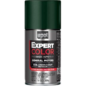 U-POL Expert Color, For General Motors 177B, Automotive Spray Paint, Professional Grade, Easy-To-Use, Emerald Green Metallic