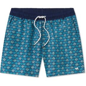 Southern Marsh Youth's Dockside Seashell Swim Trunks, Swim Shorts