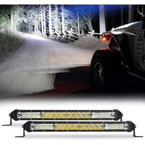 Slim Led Light Bar 10 Inch LED Offroad Working Flood Spot Combo Driving Boat Light for SUV UTV ATV Trucks 2pcs