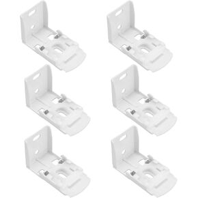 6pcs أنبوب قطر 48x29mm روماني الستائر دفع قوس الزنبرك لثقب الوجه الجانبي مصاريع السكة الحديد الأسطوانة الأسطوانة.